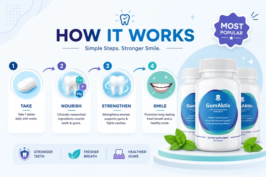 GumAktiv daily oral wellness routine