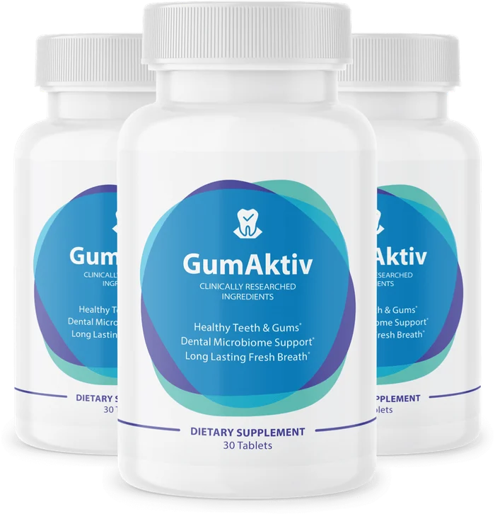 GumAktiv 3 Bottles package